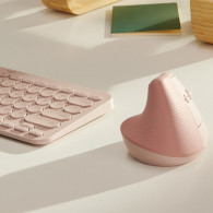 Souris Sans Fil Logitech Lift Ergonomique Rose En Tunisie