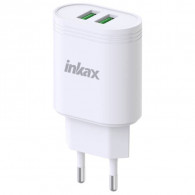 Chargeur Smartphone Inkax Y02 2 Ports USB-A Blanc en Tunisie