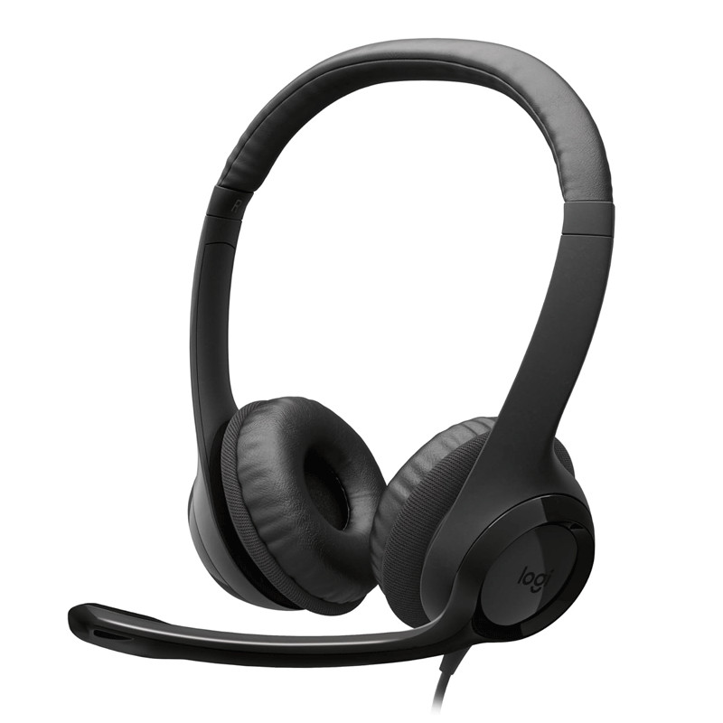 Casque Filaire Logitech H390 USB-C Noir en Tunisie