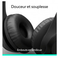 Casque Filaire Logitech H390 USB-C Noir en Tunisie