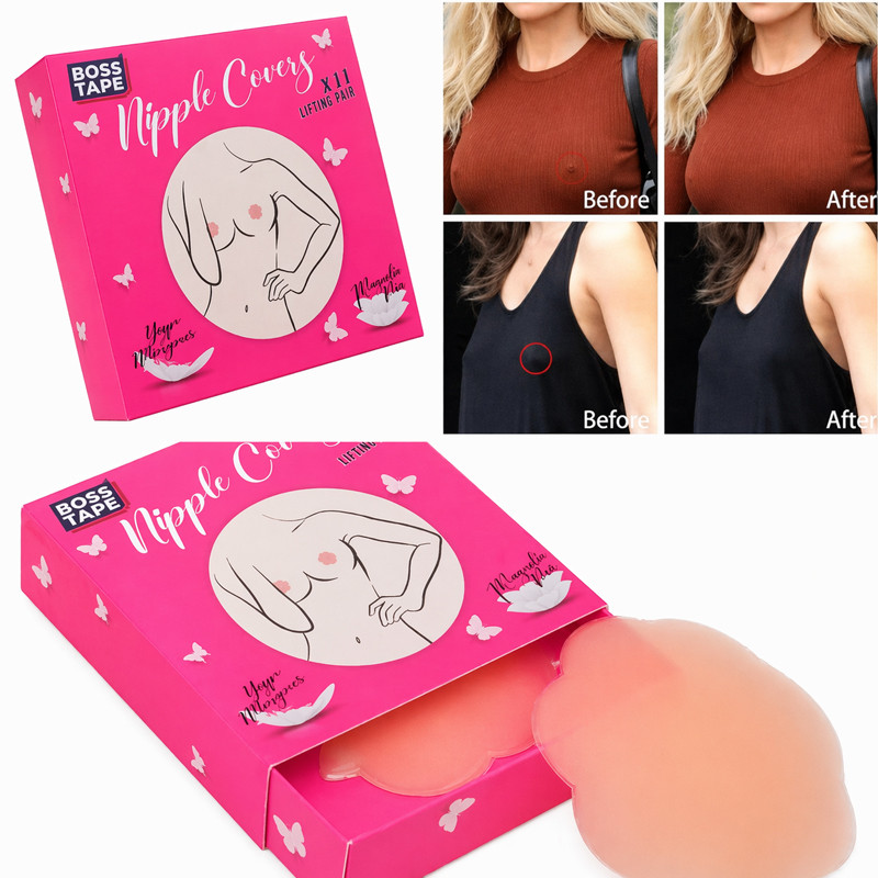 Couvre Téton Silicone Boss Tape 2 pièces Nude en Tunisie