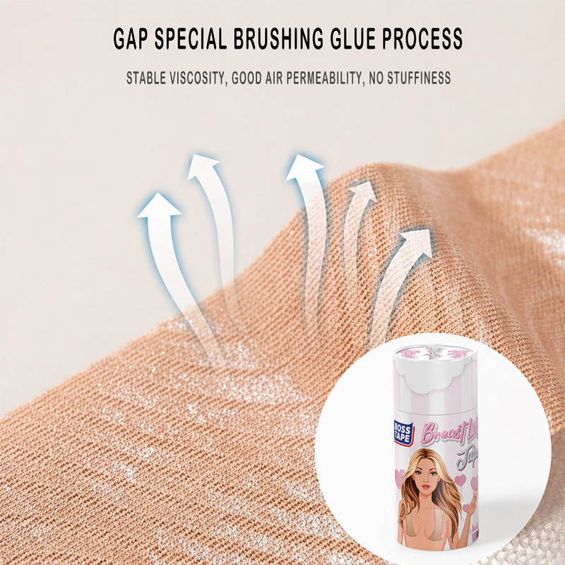 Bande Adhésif De Lifting Poitrine Boss Tape 8 pièces 300x100mm Beige en Tunisie