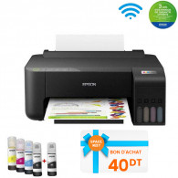 Imprimante à Réservoir Intégré EPSON ECOTANK L1250 Couleur Wi-Fi - Noir(C11CJ71405)