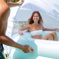 Petite piscine avec ombrelle Intex Rond 60,96 x 16,51 x 41,28 cm pastelle en Tunisie