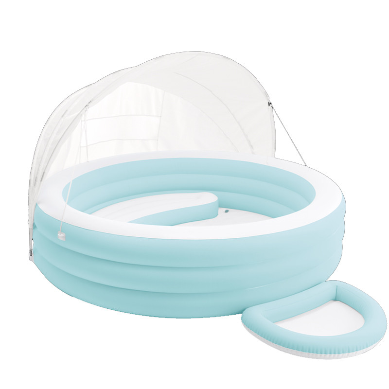 Petite piscine avec ombrelle Intex Rond 60,96 x 16,51 x 41,28 cm pastelle en Tunisie