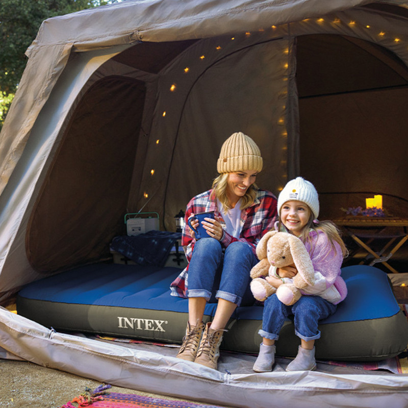 Matelas Camping TPU USB Intex 64011 Bleu En Tunisie