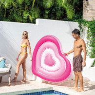 Matelas Gonflable Coeur Intex 58727 Rose En Tunisie