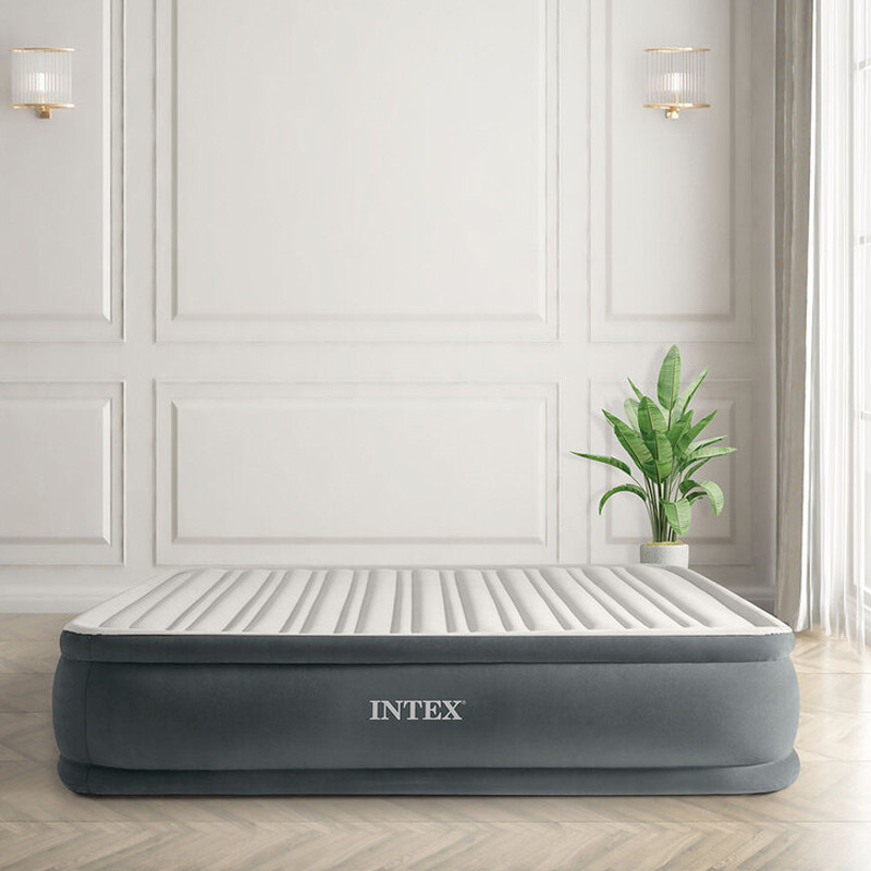 Matelas Gonflable Confort Intex 64414ND Gris En Tunisie