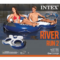Bouée Gonflable Intex River Run Pour 2 Personnes Bleu en Tunisie