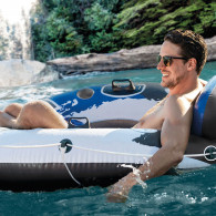 Bouée Gonflable Intex River Run Pour 1 Personne Gris en Tunisie