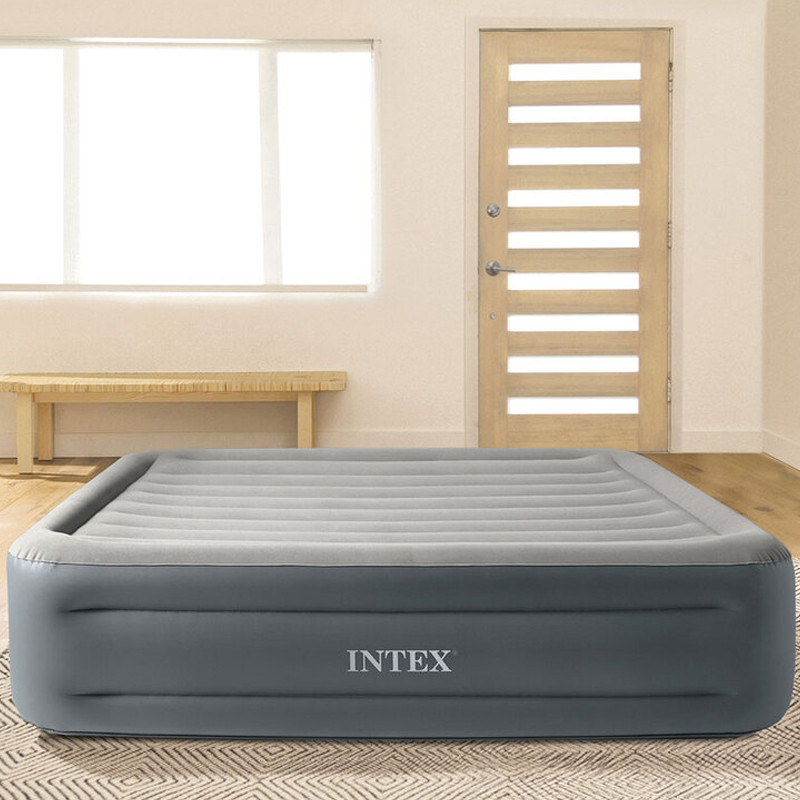 Matelas Gonflable Essential Rest Intex 64126ND Gris En Tunisie