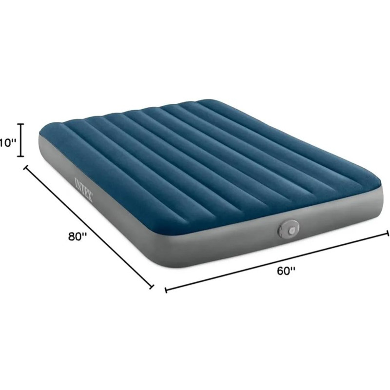 Matelas Gonflable Dura-Beam Queen Intex 64189 Bleu En Tunisie