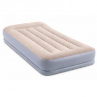 Matelas Gonflable Intex Pillow Rest Mid Rise Gris