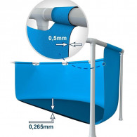 Piscine Metal Frame Intex Rond 244 x 0.51m Bleu en Tunisie