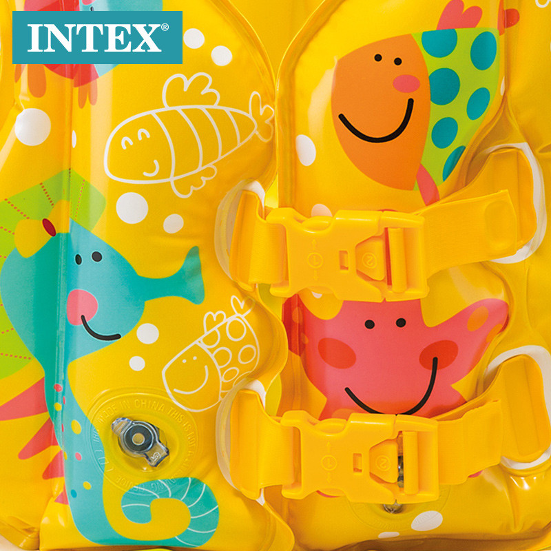Gilet de Sauvetage Gonflable Intex 59661NP 15Kg  Jaune en Tunisie