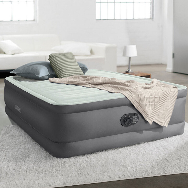Matelas Gonflable Intex PremAire 64904ND Gris En Tunisie
