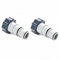 Lot De 2 Adaptateurs Pour Tuyau De Piscine Intex 32-38 mm Gris En Tunisie