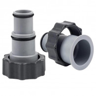 Lot De 2 Adaptateurs Pour Tuyau De Piscine Intex 32-38 mm Gris En Tunisie
