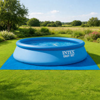 Tapis de Sol Intex Pour Piscine 3 x 3 m Bleu En Tunisie