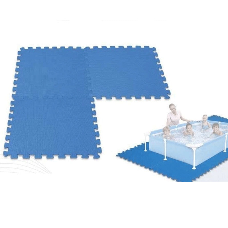 Tapis de Piscine Intex Puzzle 8 Pièces Bleu en Tunisie