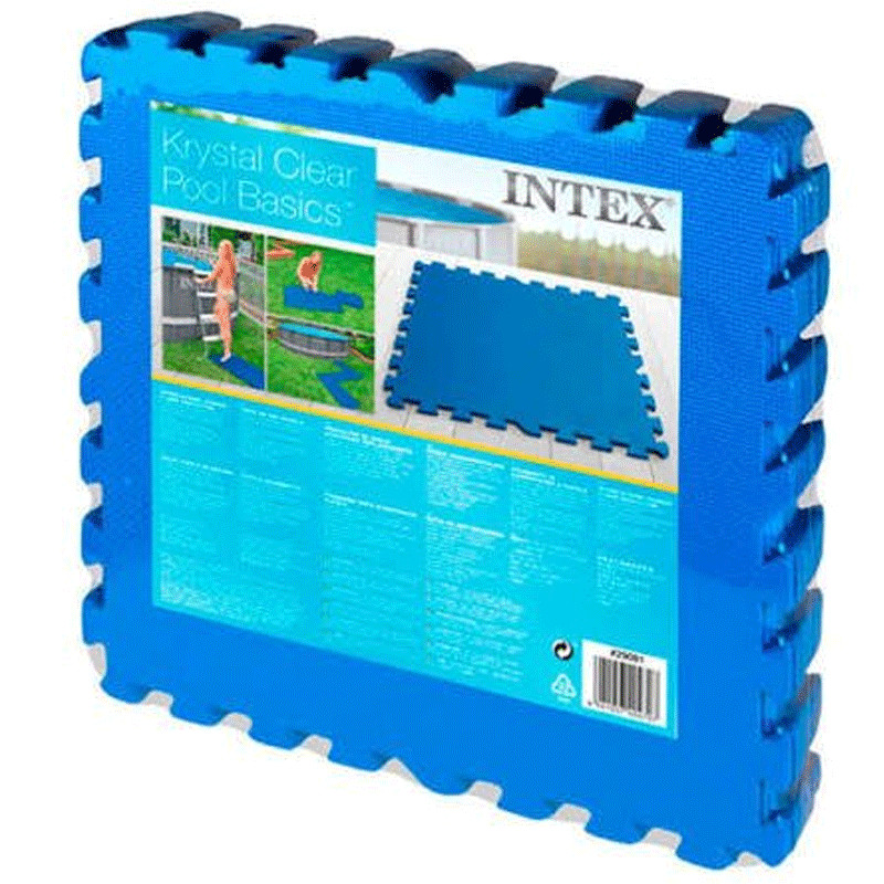 Tapis de Piscine Intex Puzzle 8 Pièces Bleu en Tunisie