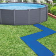 Tapis de Piscine Intex Puzzle 8 Pièces Bleu en Tunisie