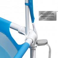 Piscine Ronde Avec Parasol Canopy Metal Frame Intex 183 x 38cm en Tunisie