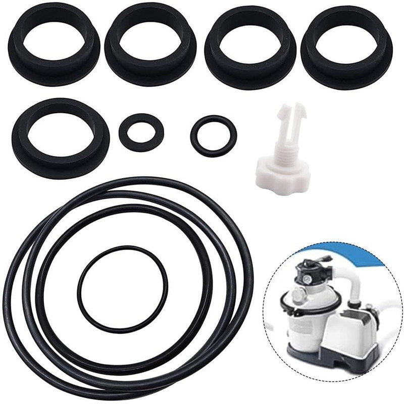 Lot De Joints Pour Tout Filtre à Sable Intex 25013 Noir En Tunisie