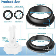 Lot De Joints Pour Tout Filtre à Sable Intex 25013 Noir En Tunisie