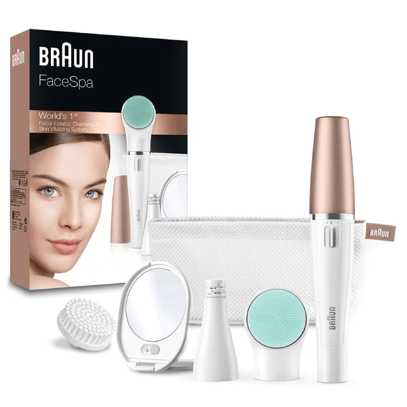 Epilateur Braun Silk Epil 5 SE851V Pour Visage et Corps Blanc en Tunisie