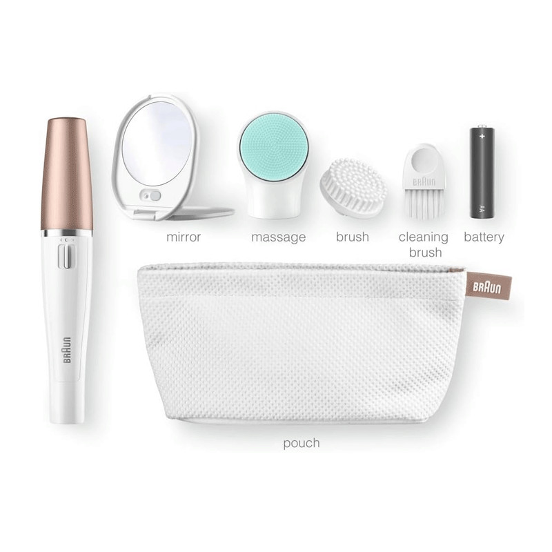 Epilateur Braun Silk Epil 5 SE851V Pour Visage et Corps Blanc en Tunisie