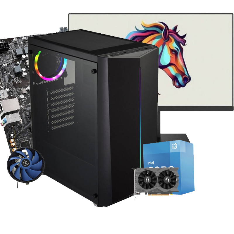 Pc de Bureau Gamer NOVA-300 i3 10Gén 8Go 256Go SSD RTX 3050