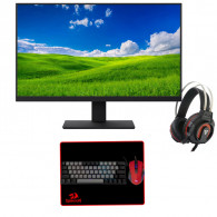 Pack Gamer 5En1 : Écran Aero + Clavier + Souris + Casque + Tapis