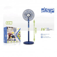 Ventilateur Sur Pied DSP KD3071 60W Bleu en Tunisie