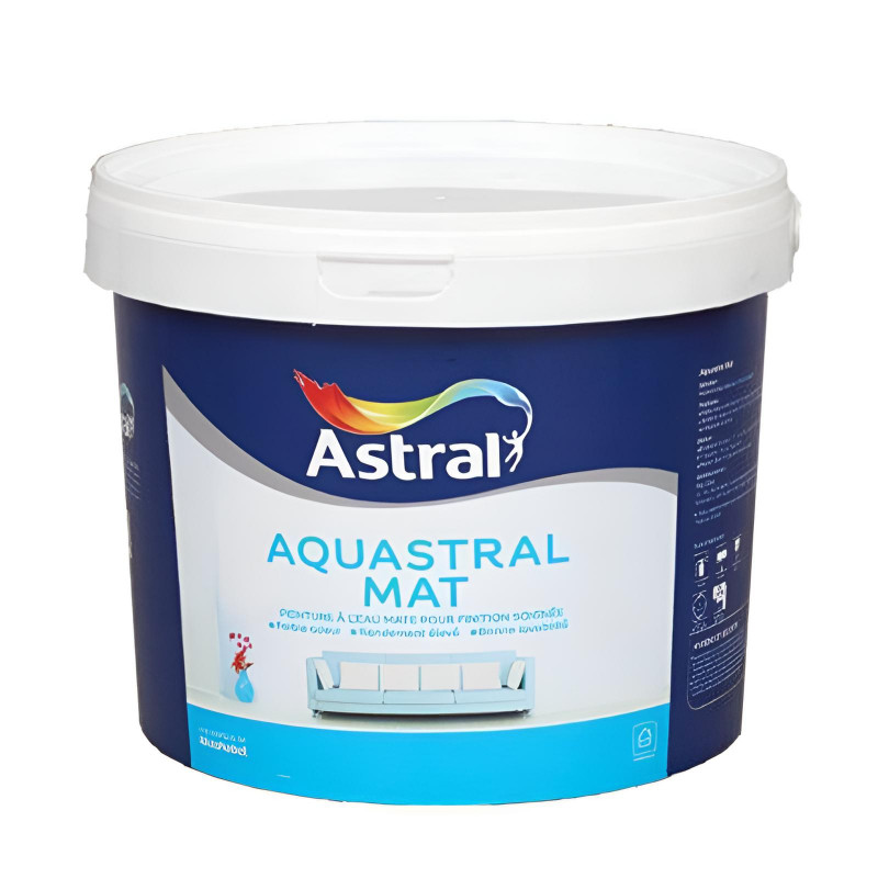 Peinture Astral Aquastral Mat 5 kg Blanc en Tunisie