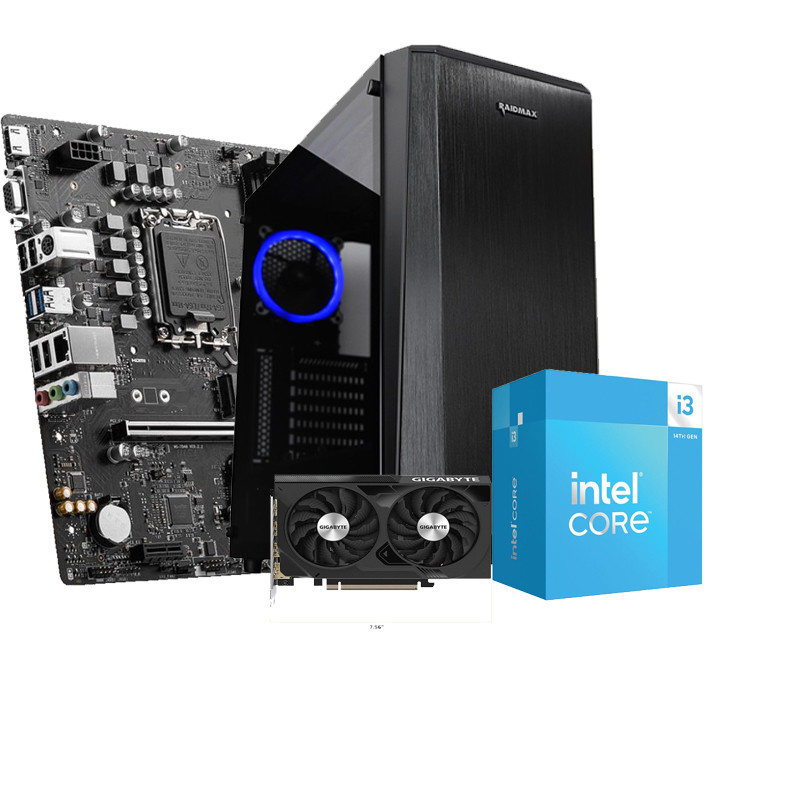 Pc de Bureau Gamer Bu NOVA 301 i3 14Gén 16Go 512Go SSD RTX 3050