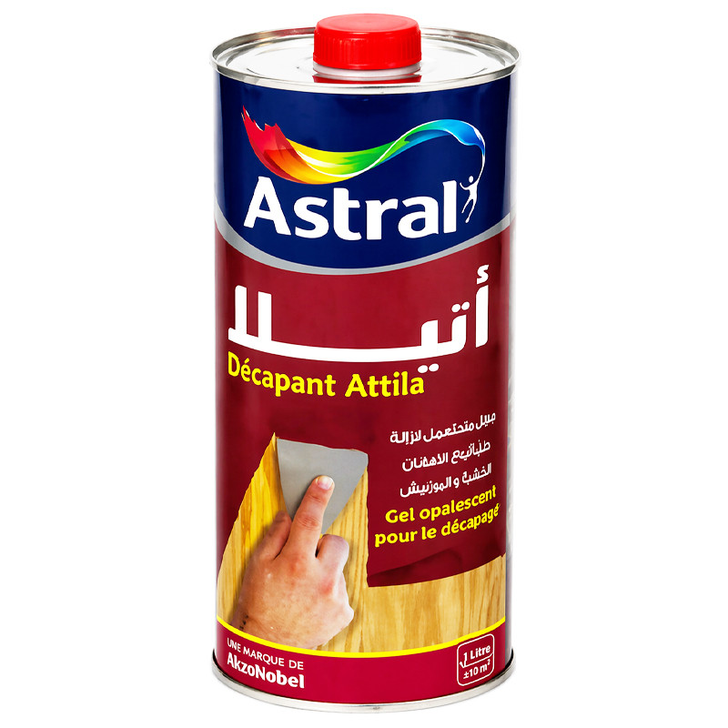 Décapant Attila Astral 1L Jaune Clair en Tunisie