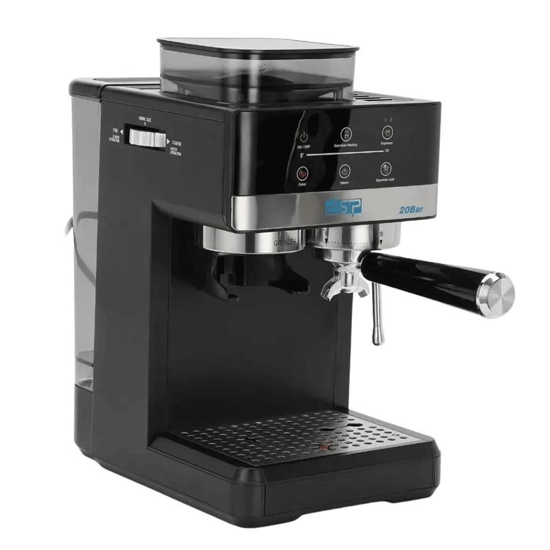 Machine à Café Expresso DSP KA3123 Avec Grinder 1350W Noir en Tunisie