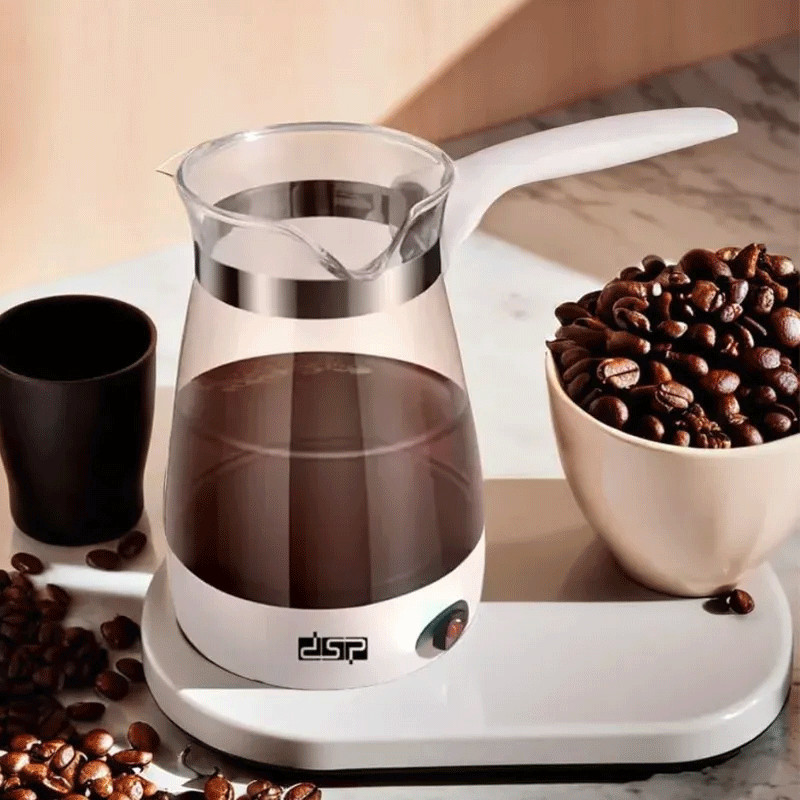 Zazwa Electrique Turc DSP KA3037 600W 0.7L Blanc en Tunisie