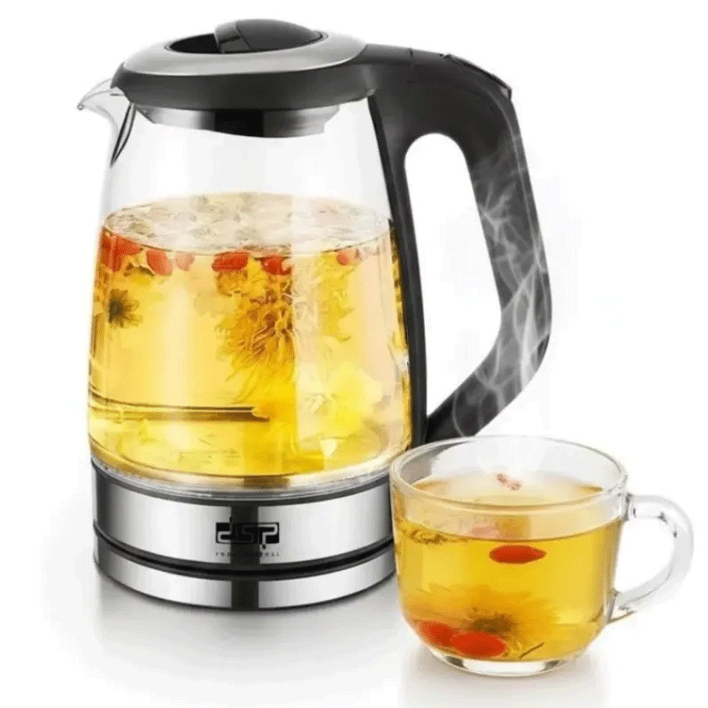 Bouilloire Électrique DSP KK1273 2200W 2 Litres Noir EN Tunisie
