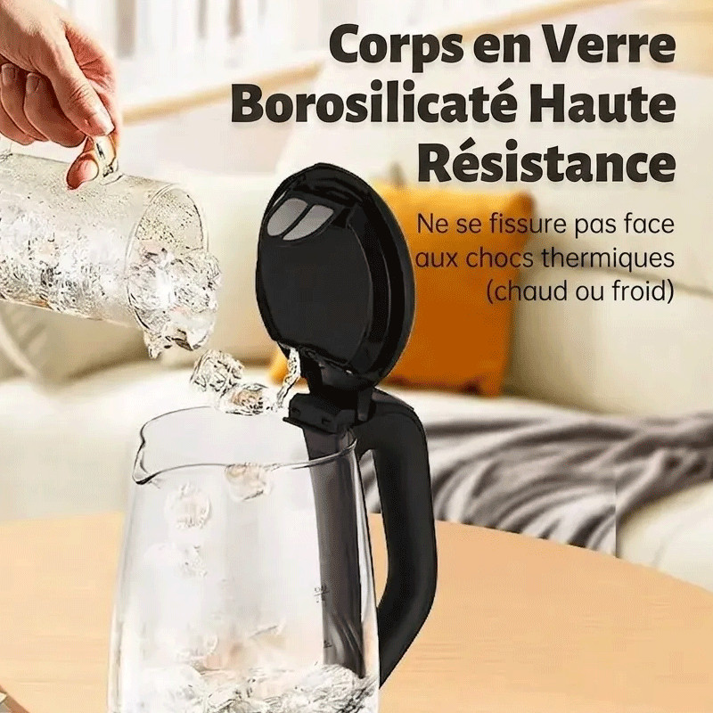 Bouilloire Électrique DSP KK1273 2200W 2 Litres Noir EN Tunisie