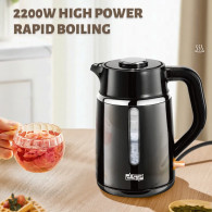 Bouilloire Électrique DSP KK1281 2200W 1.7 Litres Noir EN Tunisie