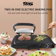 Grill Electrique DSP KB1050 1600W Noir EN Tunisie