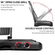 Grill Electrique DSP KB1050 1600W Noir EN Tunisie
