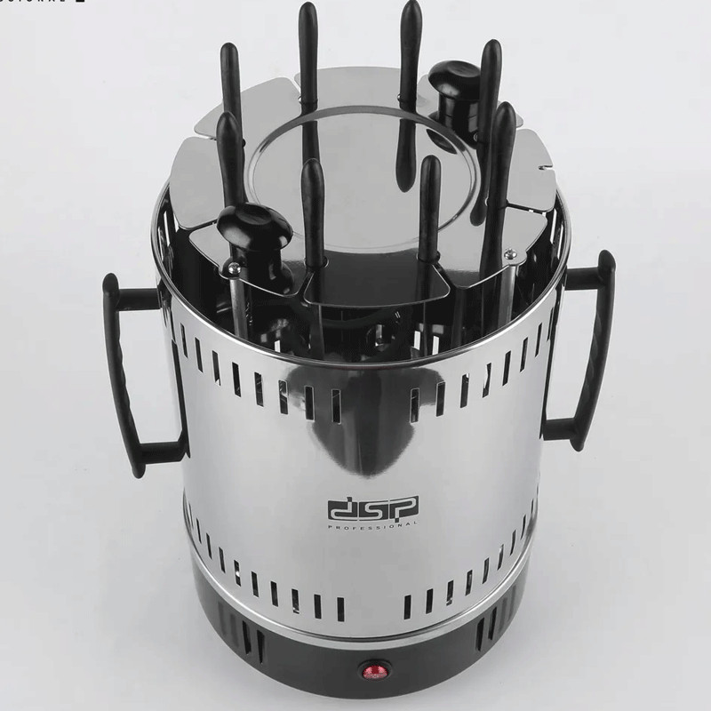 Barbecue Electrique Vertical DSP KB4008 1000W Silver en Tunisie