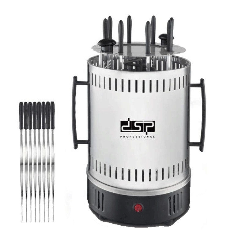 Barbecue Electrique Vertical DSP KB4010 1500W Silver en Tunisie