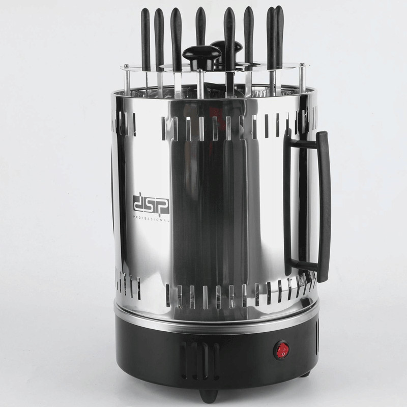 Barbecue Electrique Vertical DSP KB4010 1500W Silver en Tunisie