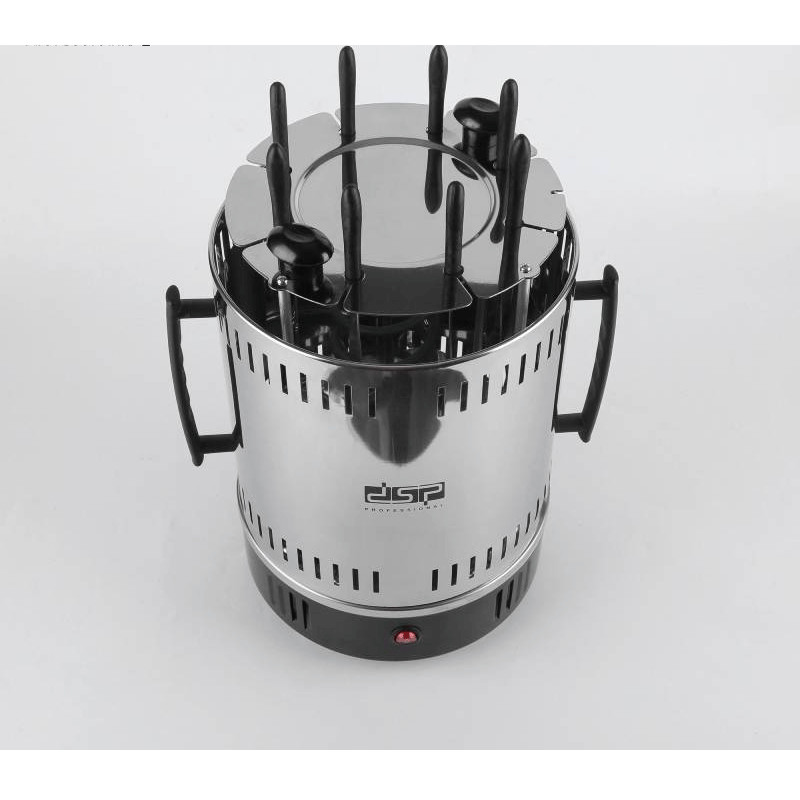 Barbecue Electrique Vertical DSP KB4010 1500W Silver en Tunisie