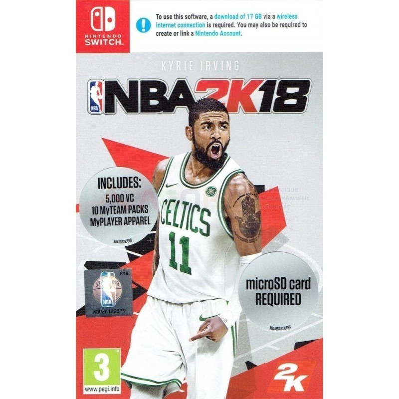 NINTENDO SWITCH NINTENDO NBA 2K18 SWITCH VF NINTENDO SWITCH NINTENDO NBA 2K18 SWITCH VF