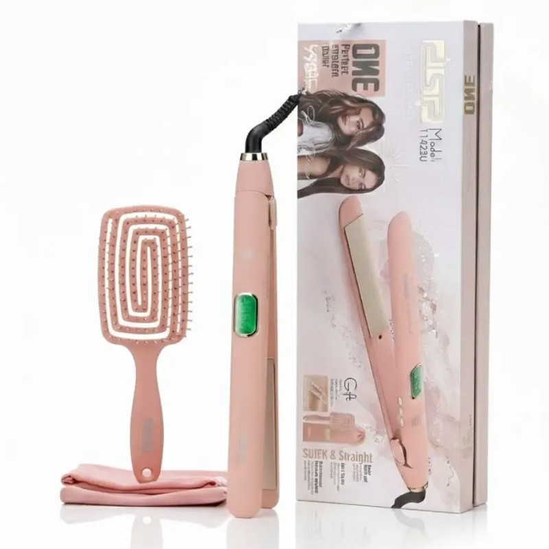 Plaque Cheveux DSP 11425U 230°C Rose En Tunisie